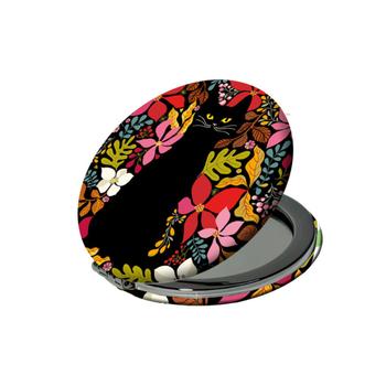 Visuel 1 du produit Miroir de poche le chat noir - Ø 7,5 cm