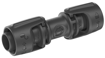 Visuel 1 du produit Jonction droite 1/2 Quick & Easy coloris noir boîte de 5 Gardena - 13 mm