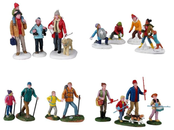 Visuel 1 du produit Figurine pour village de Noël Lemax Vail village thème Rester en forme !