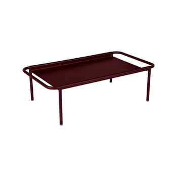 Visuel 1 du produit Table basse déportée Coolside coloris noir en acier Fermob - 115 x 63 cm