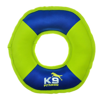 Visuel 1 du produit Jouet pour chien coloris jaune ZS K9 Fitness disque trouÃ© en nylon