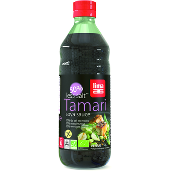 Visuel 1 du produit Tamari 50% de sel en moins Lima - 500 ml