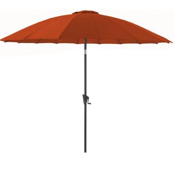 Visuel 1 du produit Parasol pagode à manivelle coloris orange Ø 300 cm
