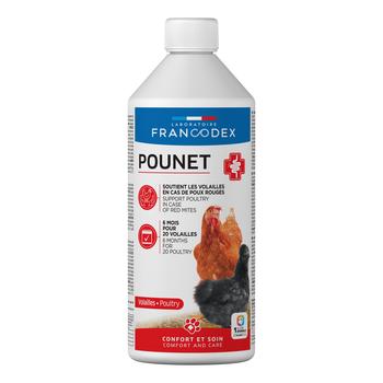 Visuel 1 du produit Pou-net volaille en flacon blanc de 1 L
