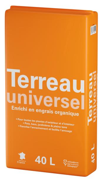 Visuel 1 du produit Terreau universel en sac plat - 40 L