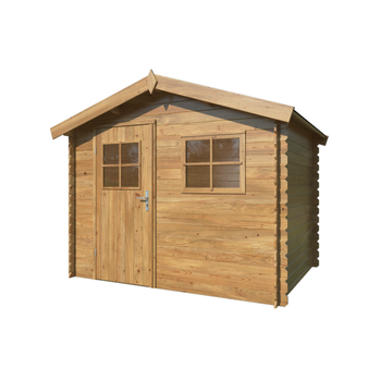 Visuel 1 du produit Abri de jardin naturel White Wood Rimini - 4.3 m² / 19 mm