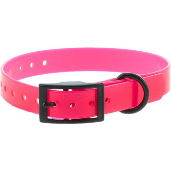 Visuel 1 du produit Collier pour chien en polyuréthane coloris rose boucle double Canihunt Xtreme - 1,9 x 0,25 x 45 cm