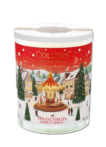 Visuel 1 du produit Bougie parfumée épices étoilées Collines de Provence - 180 g