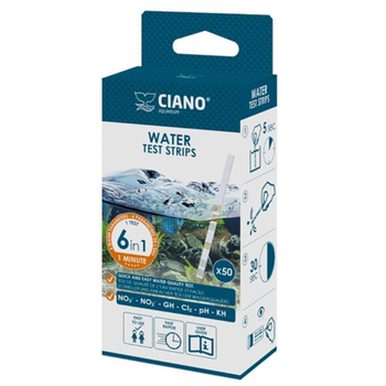 Visuel 1 du produit Bandes de test d'eau 6-en-1, CIANO - kit d'analyse rapide et précis