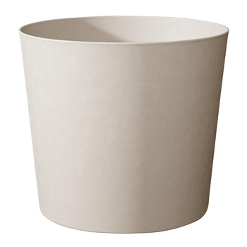 Visuel 1 du produit Pot en matière recyclée Poetic Element Conique calcaire - Ø 58 x H 49 cm