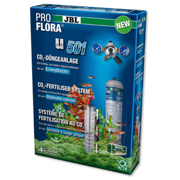 Visuel 1 du produit Kit CO2 pour aquarium ProFlora u501, facile d'usage - JBL - avec recharges disponibles