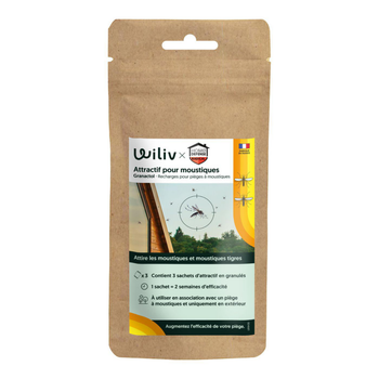 Visuel 1 du produit Recharge d’attractif odorant pour moustique Wiliv