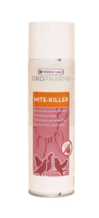 Visuel 1 du produit Spray contre les mites, les puces et les poux rouges habitat oiseaux et volailles Versele Laga Mite-Killer - 500 ml