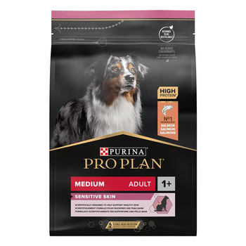 Visuel 1 du produit Croquette pour chien adulte au saumon Sensitive Skin Pro Plan – 3 kg