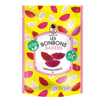 Visuel 1 du produit Bonbons bio baisers Sophie M - 80 g