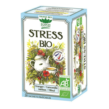 Visuel 1 du produit Tisane Stress bio - boîte de 24 sachets