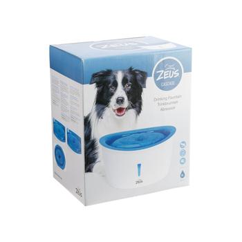 Visuel 1 du produit Fontaine à eau pour chien coloris blanc Zeus - 6 L