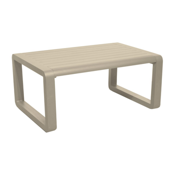 Visuel 1 du produit Table basse Quenza II coloris beige en plastique - 90 x 60 x 41 cm