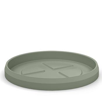 Visuel 1 du produit Soucoupe ronde en plastique coloris vert laguna Veca Tyle - Ø 53 cm