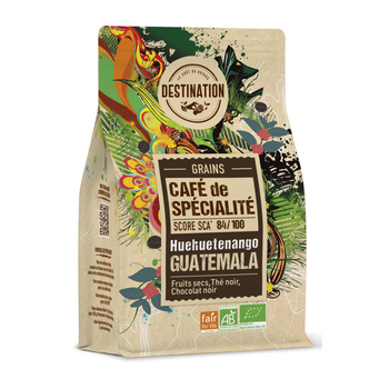 Visuel 1 du produit Sachet de café bio en grains spécialité Guatemala Destination - 180 g