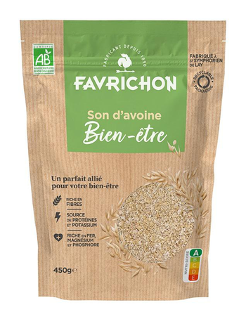 Visuel 1 du produit Son d'avoine bio Favrichon - 450 g