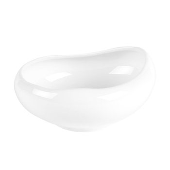 Visuel 1 du produit Coupelle en porcelaine blanche Organic - Ø15 x H 14 cm