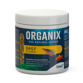 Visuel 1 du produit Nourriture quotidienne pour poissons organix, OASE AQUARIUM Daily Flakes - 250ml
