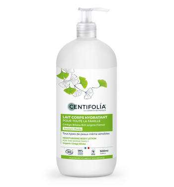 Visuel 1 du produit Lait corps hydratant bio Centifolia gamme famille - 500 ml