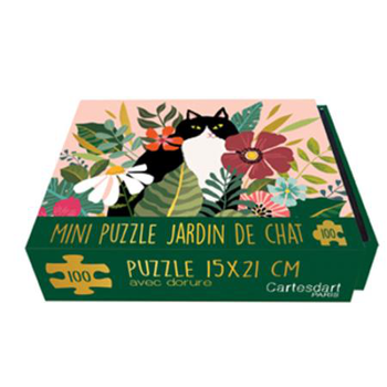 Visuel 1 du produit Mini puzzle chat arty coloris multicolore Cartes d'Art