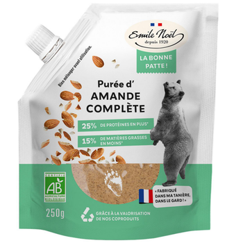 Visuel 1 du produit Purée d’amandes bio La Bonne Patte Émile Noël - 250 g