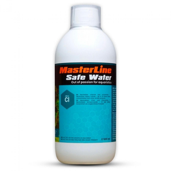 Visuel 1 du produit Neutralisant d'eau aquarium, non-toxique, MASTERLINE Safe Water - 500ml