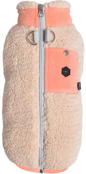 Visuel 1 du produit Pull pour chien coloris corail Bobby Alpaga - Taille 40M