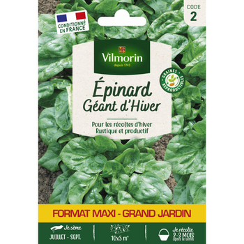 Visuel 1 du produit Sachet de graines d'épinard géant d'hiver format économique