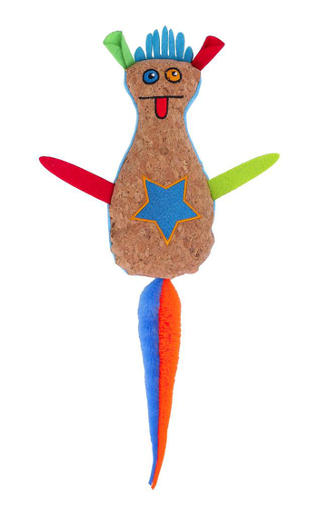 Visuel 1 du produit Jouet pour chat coloris multicolore Wouapy Stranger Big Star - 21 x 18 x 4,8 cm