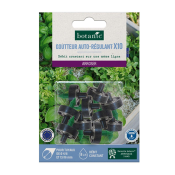 Visuel 1 du produit 10 goutteurs auto-régulants 8L/h botanic® - Arrosage goutte à goutte