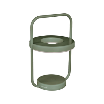 Visuel 1 du produit Lampe Ulli monochrome coloris vert cactus en alumimium Fermob -  Ø 18 x 30 cm