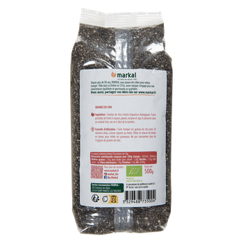 Visuel 1 du produit Graine de chia bio Markal - 500 g