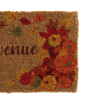 Visuel 1 du produit Paillasson en fibre de coco motif citrouilles message Bienvenue - 72 x 40 cm