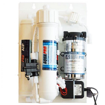 Visuel 1 du produit Osmoseur aquariopure 3 étapes de filtration 200 GPD avec pompe - AQUAPRO - pompe booster