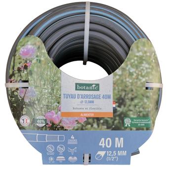 Visuel 1 du produit Tuyau d’arrosage 4 couches coloris gris - 40 m x Ø 12,5 mm