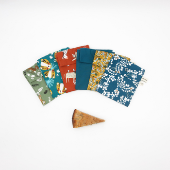 Visuel 1 du produit Pochette à goûter en coton Oeko-Tex Alterosac – 12 x 14,5 cm