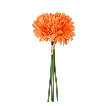 Visuel 1 du produit Botte de marguerites Real Touch orange - Ø 28 cm