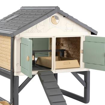 Visuel 1 du produit Poulailler modèle MIJ Magalli x Smoby pour 5 poules - 159 x 121 x 128 cm