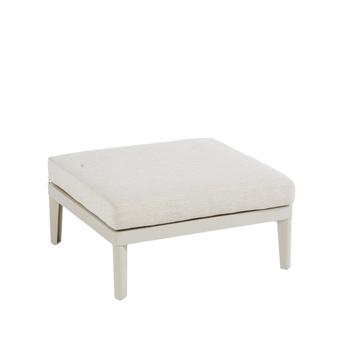 Visuel 2 du produit Table basse avec assise possible coloris beige en aluminium Sollya - 72 x 72 x 26 cm