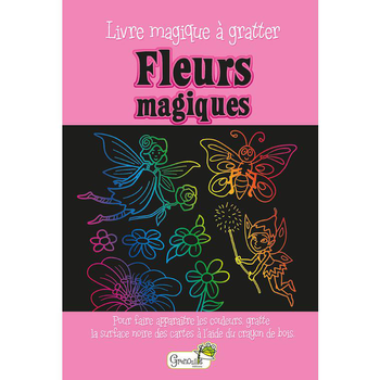 Visuel 1 du produit Fleurs magiques – livre magique à gratter aux éditions Grenouille