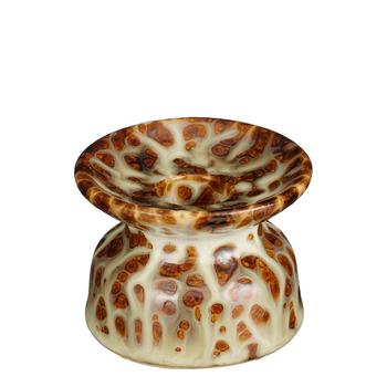 Visuel 1 du produit Bougeoir en grès marron - Ø 7,5 x H 6 cm