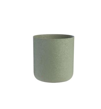 Visuel 1 du produit Cache-pot en zinc coloris vert Jasta V1 - Ø 22 x H 21,5 cm