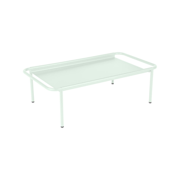 Visuel 1 du produit Table basse deportée Coolside coloris vert en acier Fermob - 115 x 63 cm