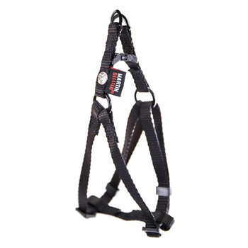 Visuel 1 du produit Harnais baudrier réglable noir pour chien - 1x25/35 cm