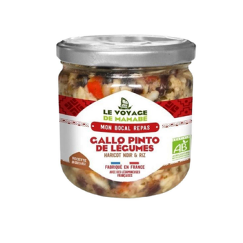 Visuel 1 du produit Gallo pinto de légumes, haricots et riz bio Le voyage de Mamabé - 330 g
